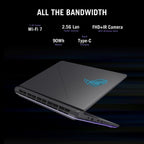 ASUS ROG Strix G16 (2025) Gaming Laptop, 16” FHD+ 16:10 165Hz/3ms, NVIDIA® GeForce RTX™ 5060, Intel® Core™ i7 Processor 14650HX, 16GB DDR5, 1TB Gen 4 SSD, Wi-Fi 7, Windows 11 Home, G615JMR-AS74