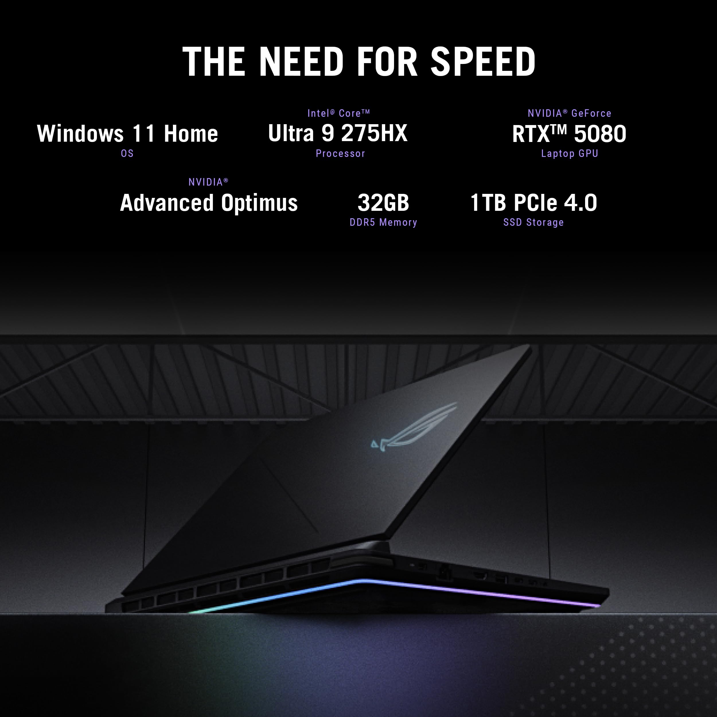 ASUS ROG Strix G16 (2025) Gaming Laptop, 16” FHD+ 16:10 165Hz/3ms, NVIDIA® GeForce RTX™ 5060, Intel® Core™ i7 Processor 14650HX, 16GB DDR5, 1TB Gen 4 SSD, Wi-Fi 7, Windows 11 Home, G615JMR-AS74