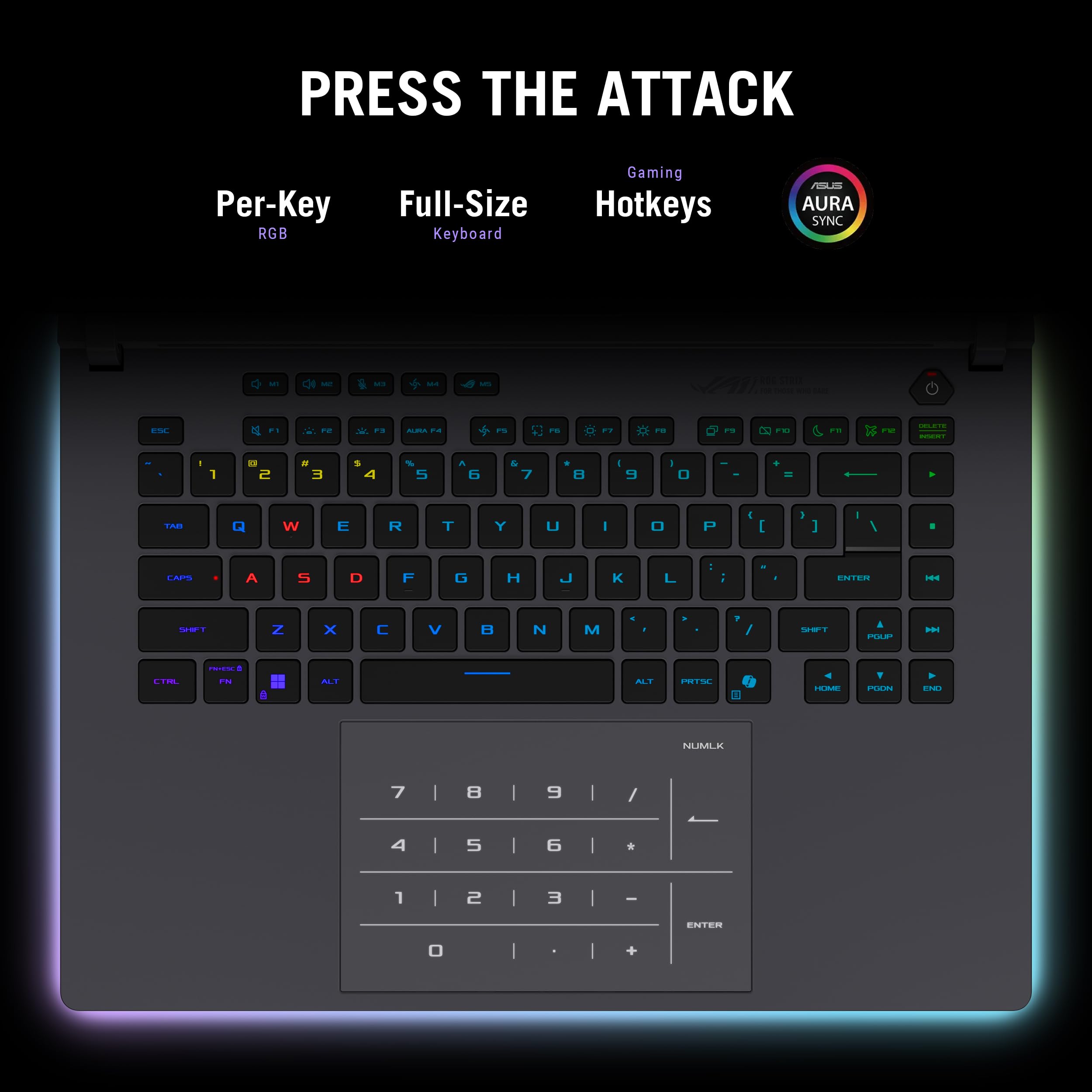 ASUS ROG Strix G16 (2025) Gaming Laptop, 16” FHD+ 16:10 165Hz/3ms, NVIDIA® GeForce RTX™ 5060, Intel® Core™ i7 Processor 14650HX, 16GB DDR5, 1TB Gen 4 SSD, Wi-Fi 7, Windows 11 Home, G615JMR-AS74