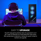msi Codex Z2 Gaming Desktop: AMD R7-8700F, GeForce RTX 5070, 32GB DDR5, 2TB m.2 NVMe SSD, USB Type-C, VR-Ready, Windows 11 Home : A8NVP-436US